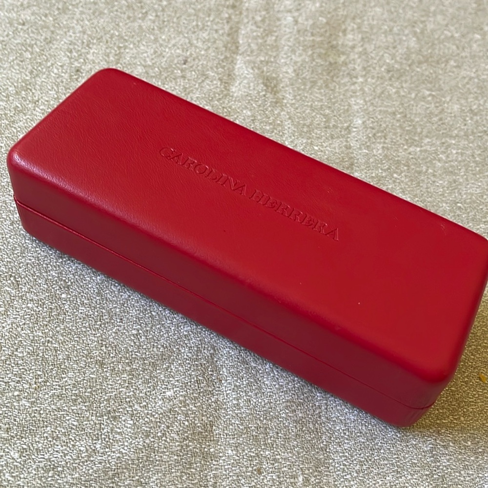 Carolina Herrera eyeglasses sun glasses hard shell case